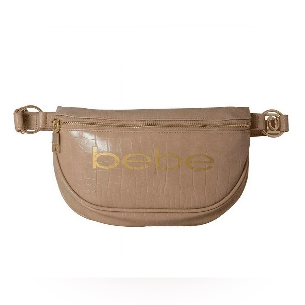 NWT Bebe Josephine Croco Convertible Fanny Sling Bag